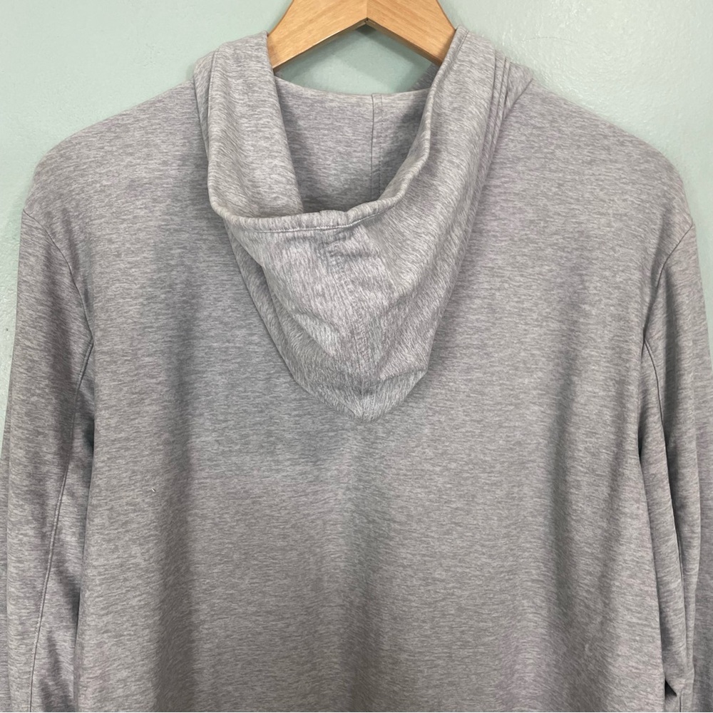 Outdoor Voices Cloudknit Hoodie Lightweight Men Size Medium Light Gray Pullover - Picture 9 of 10